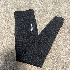 adapt marl leopard print gymshark  leggings